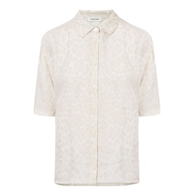 Coco Washed Leopard Print Shirt