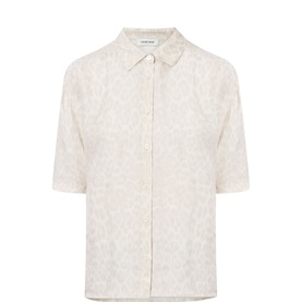 Coco Washed Leopard Print Shirt