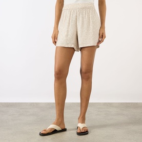 Kam Tonal Leopard Shorts