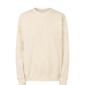Miles Tonal Leopard Logo Sweatshirt