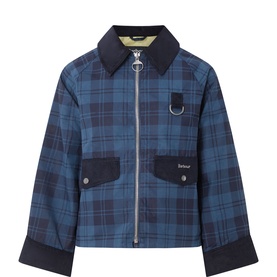 Baiton Check Print Jacket