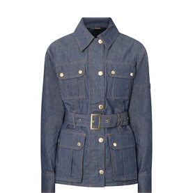 International Denim Trench Jacket