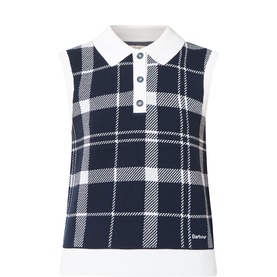Allerdale Striped Polo Knitted Vest
