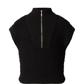 Niamh Open-Stitch Knitted Vest