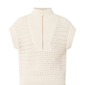 Niamh Open-Stitch Knitted Vest