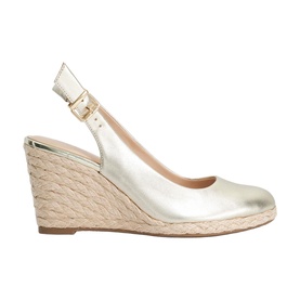 Capable Leather Jute Wedges
