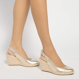 Capable Leather Jute Wedges
