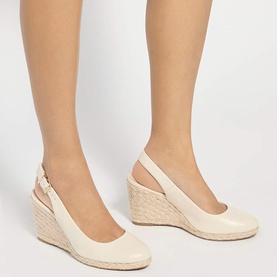 Capable Leather Jute Wedges