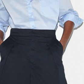 Pleat Front Chino Shorts