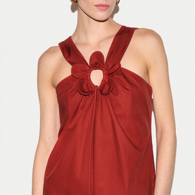 Flower Applique Dress