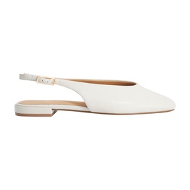 Heartbeat Slingback Leather Flats