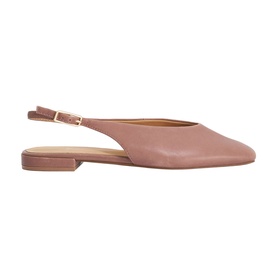 Heartbeat Slingback Leather Flats