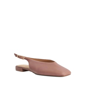 Heartbeat Slingback Leather Flats
