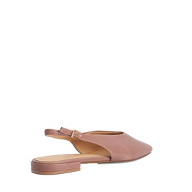 Heartbeat Slingback Leather Flats