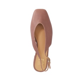 Heartbeat Slingback Leather Flats