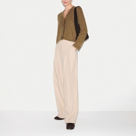 Scallop Trim Cardigan