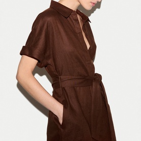 Linen Shirt Dress