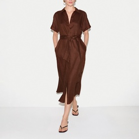 Linen Shirt Dress
