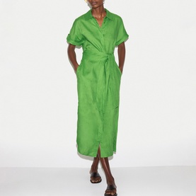 Linen Shirt Dress