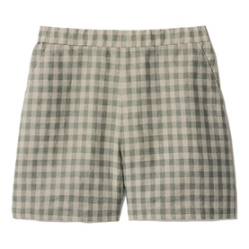 Mara Linen Checked Shorts
