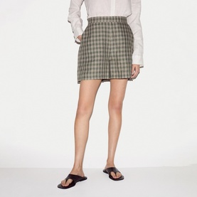 Mara Linen Checked Shorts