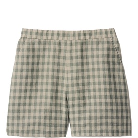 Mara Linen Checked Shorts