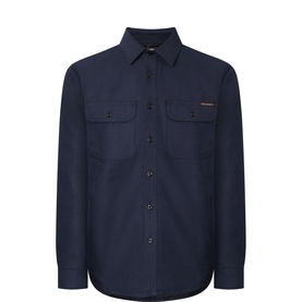 Glenn Logo Padded Overshirt
