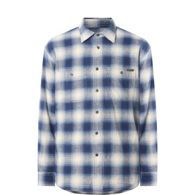 Julian Logo Tag Check Casual Shirt