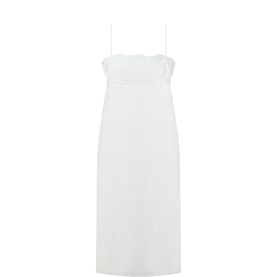 Darya Lace Trim Column Dress