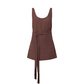 Evie Polka Dot Belted Mini Dress