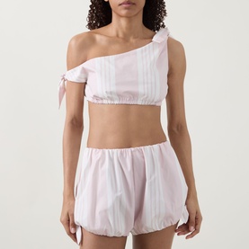 Rosie Asymmetric Striped Top