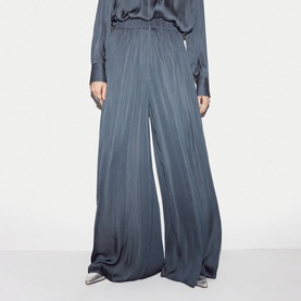 Pleated Palazzo Trousers
