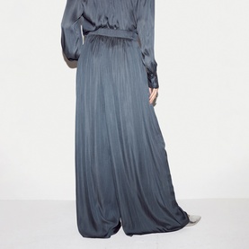Pleated Palazzo Trousers