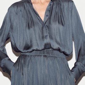 Pleated Palazzo Trousers