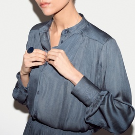 Pleated Blouse