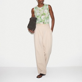 Sketch Rose Print Tank Top