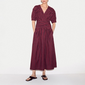 Slub Striped Dress