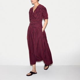 Slub Striped Dress