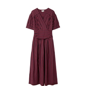 Slub Striped Dress