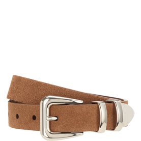 Slim Suede Belt