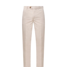 Garment-Dyed Slim Leg Chinos
