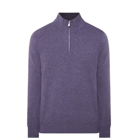 Cashmere Half-Zip Sweater