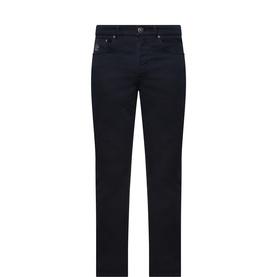 Garment Dyed Slim Leg Jeans