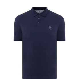 Logo Pique Polo Shirt