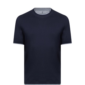 Contrast Trim Jersey T-Shirt