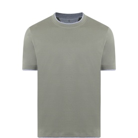 Contrast Trim Jersey T-Shirt
