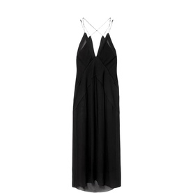 Fawn Sheer Panel Slip Dress