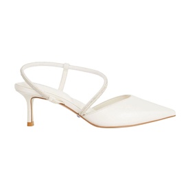Ceremonial T-Bar Embellished Wedding Pumps