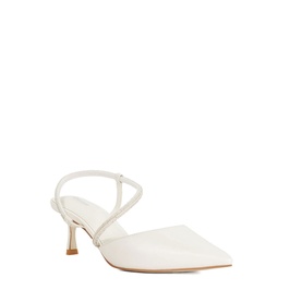 Ceremonial T-Bar Embellished Wedding Pumps