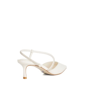 Ceremonial T-Bar Embellished Wedding Pumps